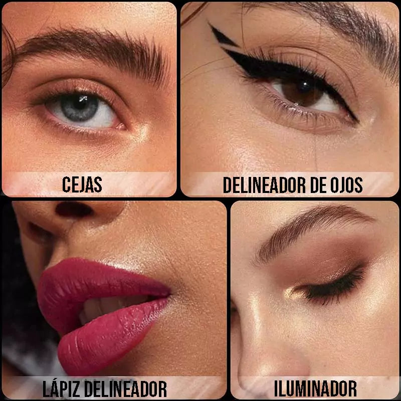 Lápiz de maquillaje 4 en 1