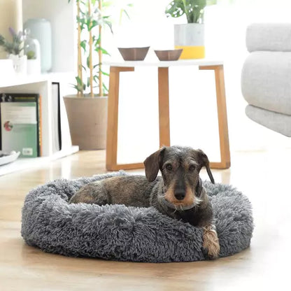 PACK: Cama Antiestrés para Mascotas Ø 60 cm + CEPILLO 3 en 1 GRATIS!